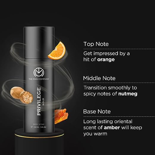 The Man Company Body Spray Combo Pack For Men, Pack Of 4