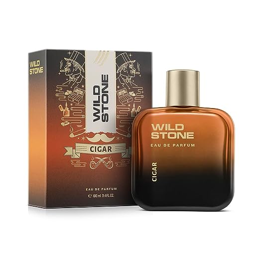 Wild Stone Cigar Eau De Parfum for Men | Smoky Aromatic Long Lasting Daily Wear Premium Fragrance