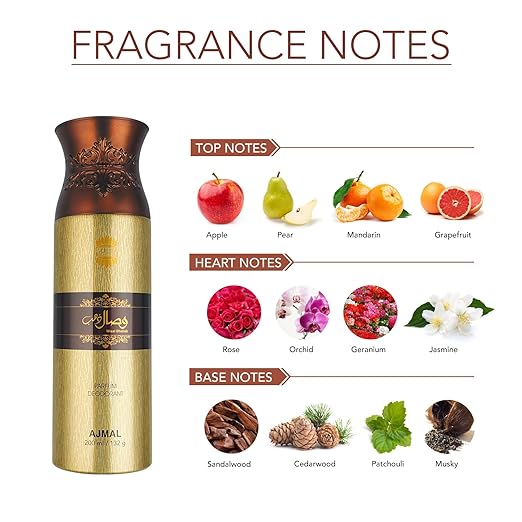 Ajmal Wisal Dhabab Perfume Deodorant Body Spray Gift
