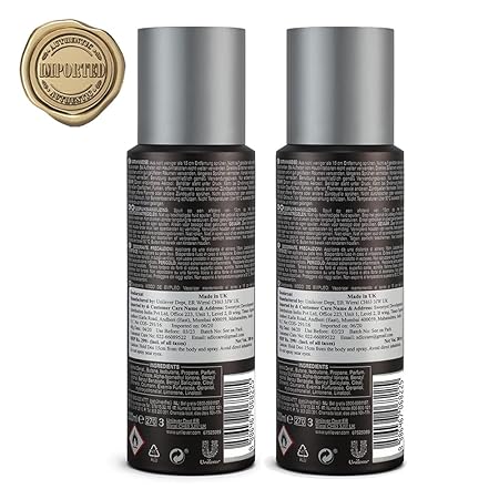 Brut Musk Deodorant Body Spray for Men Pack of 2 | Masculine Long Lasting Musky Woody Imported Deo