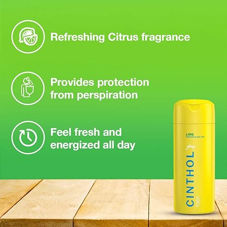 Cinthol Godrej Lime Talcum Powder