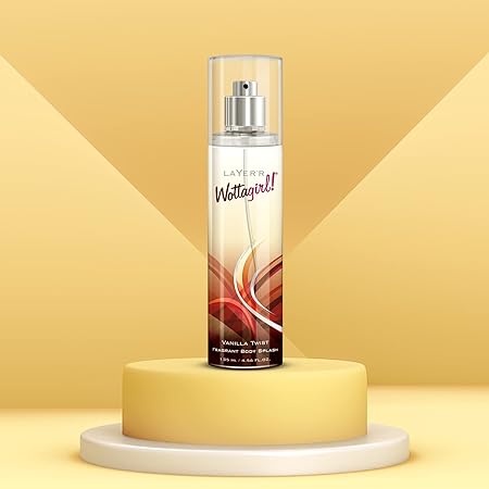 Layer Wottagirl Vanilla Twist Body Splash For Women