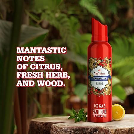 Old Spice Lionpride Deodorant Perfume Body Spray For Men