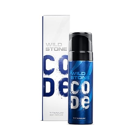 Wild Stone CODE Titanium Long Lasting No Gas Body Perfume for Men