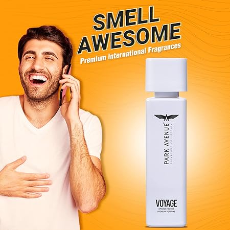 Park Avenue Voyage Signature Collection Body Spray for Men 120ml | Premium Aromatic Long Lasting Travel Fragrance
