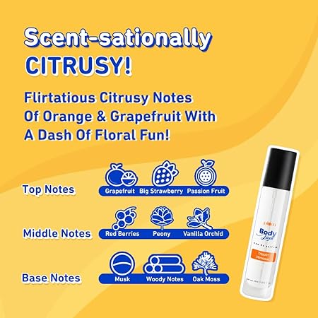 Plum BodyLovin Trippin Mimosas Eau De Parfum | Citrus Floral Long Lasting Travel Perfume for Women