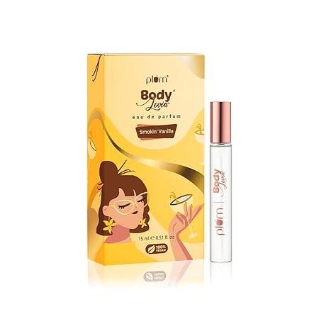 Plum BodyLovin Smokin Vanilla Eau De Parfum | Smoky Vanilla Long Lasting Travel Perfume for Women