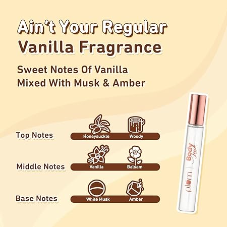 Plum BodyLovin Smokin Vanilla Eau De Parfum | Smoky Vanilla Long Lasting Travel Perfume for Women