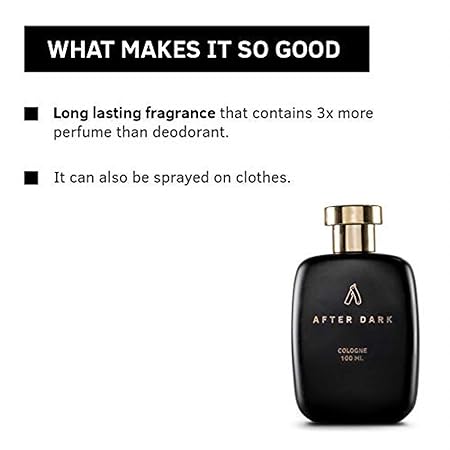 Ustraa After Dark Cologne Perfume for Men | Bold Aromatic Long Lasting Evening Fragrance