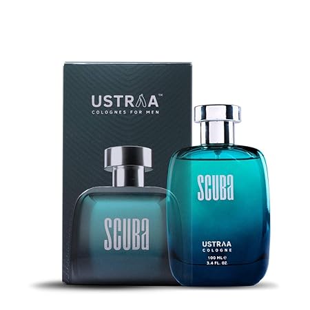 Ustraa Scuba Cologne Perfume for Men | Aquatic Marine Long Lasting Fresh Sport Fragrance