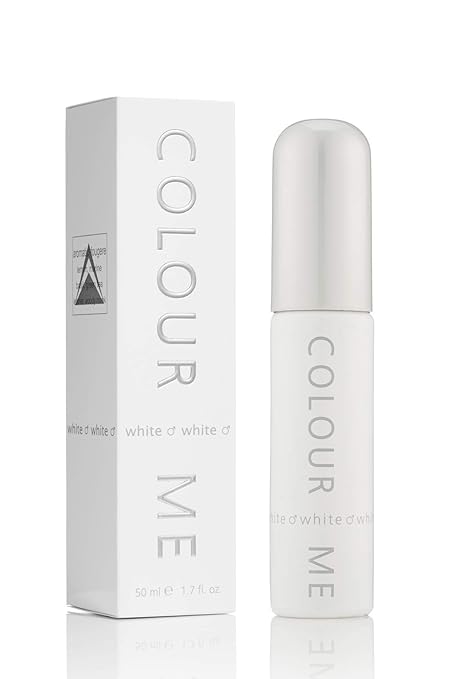 Colour Me Homme White Eau De Parfum for Men | Aromatic Fresh Long Lasting Premium Designer Perfume