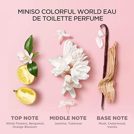 MINISO Blushing Wood EDT Luxury Perfume for Women | Long Lasting Floral Woody Everyday Affordable Fragrance