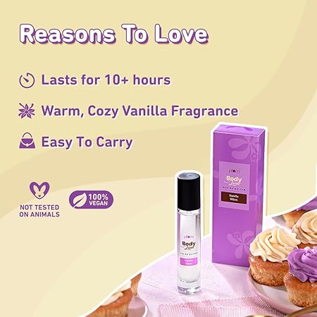 Plum Body Lovin Vanilla Vibes Perfume Long Lasting & Premium Warm Vanilla Fragrance Luxury Perfume For Women