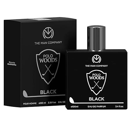 The Man Company Polo Black Perfume for Men | Long Lasting Aromatic Woody Essential Premium Fragrance