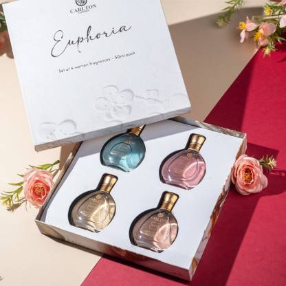 Carlton London Euphoria Perfume Gift Set For Women, Pack of 4