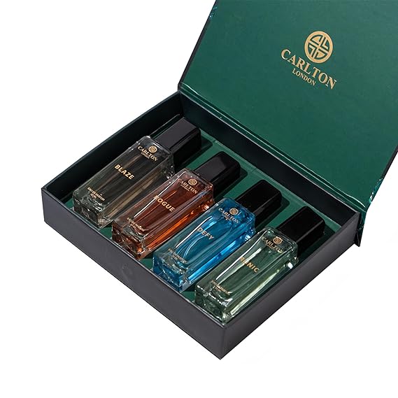 Carlton London Iconic Perfume Gift Set For Men, Pack of 4