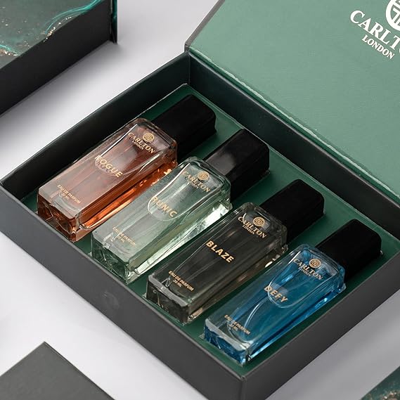 Carlton London Iconic Perfume Gift Set For Men, Pack of 4
