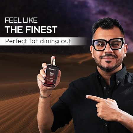 Bella Vita Luxury OUD DARK and OUD GOLD Eau De Parfum Intense | Smokey Woody Oriental Long Lasting Fragrance for Men