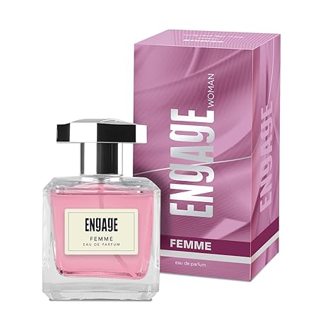 Engage Femme Eau De Parfum for Women | Skin Friendly Citrus Floral Long Lasting Perfume