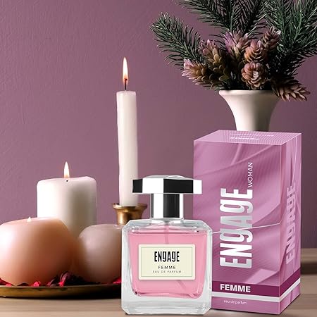 Engage Femme Eau De Parfum for Women | Skin Friendly Citrus Floral Long Lasting Perfume