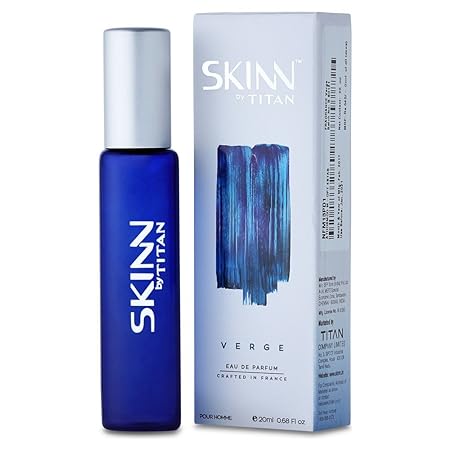 Skinn by Titan Verge Fragrance for Men | Aromatic Woody Travel Long Lasting Premium Perfume