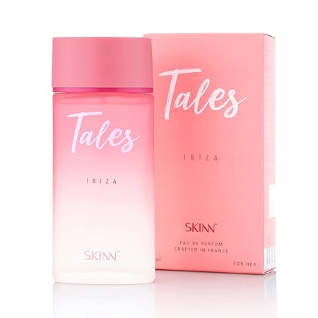 Skinn by Titan Tales Ibiza Long Lasting Everyday Eau De Parfum for Women | Tropical Floral Premium Perfume