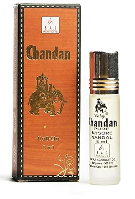 Balaji Chandan Rollon Perfume Attar | Pure Traditional Sandalwood Long Lasting Roll On Attar