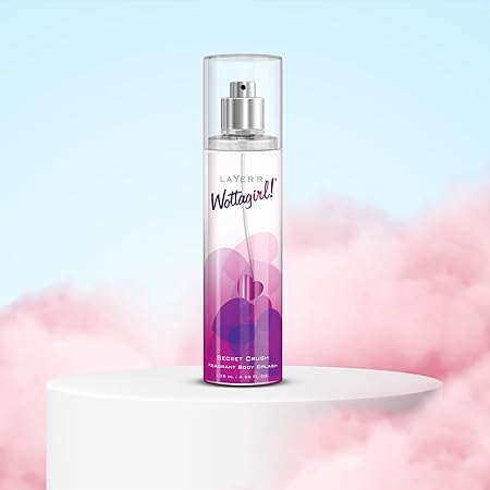 Layerr Wottagirl Secret Crush Body Splash for Women | Romantic Floral Long Lasting Body Spray