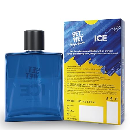 Set Wet Ice Perfume for Men | Citrusy Long Lasting Everyday Fragrance