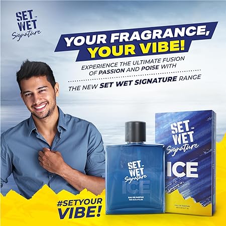 Set Wet Ice Perfume for Men | Citrusy Long Lasting Everyday Fragrance