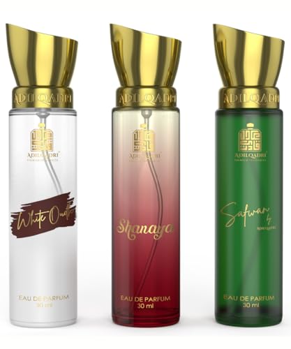 AdilQadri Captivating Trio Luxury Perfume Liquid Gift Set Pack of 3 | Premium Long Lasting Perfume Combo