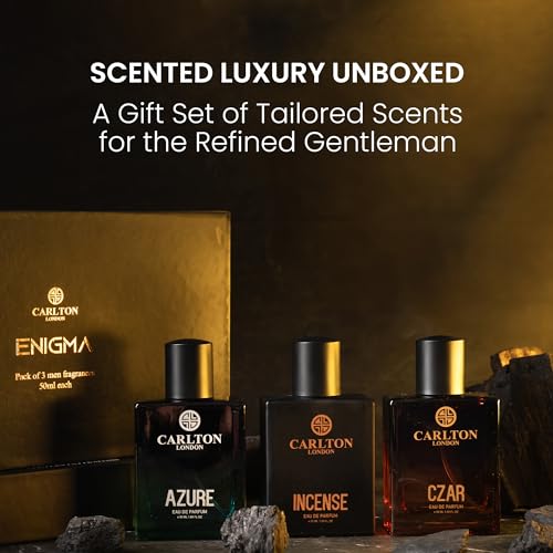 Carlton London Premium Enigma Perfume Gift Set for men, Pack of 3