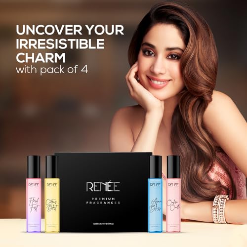 RENEE Women's Signature Perfume Gift Set | Floral Aqua Citrus and Oud Travel Variety Combo