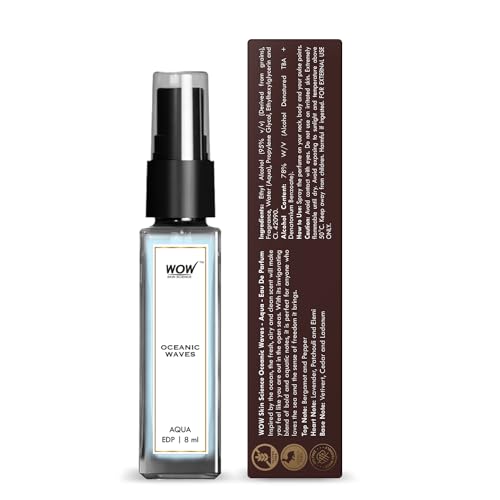 WOW Skin Science Men Oceanic Waves Aqua Eau De Parfum | Premium Valentine's Day Gift Fragrance