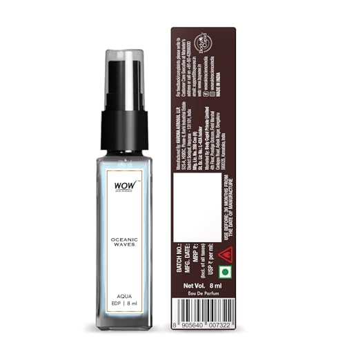 WOW Skin Science Men Oceanic Waves Aqua Eau De Parfum | Premium Valentine's Day Gift Fragrance