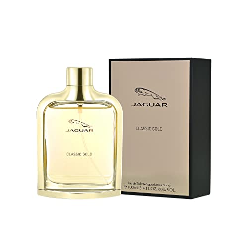 Jaguar Classic Gold Eau De Toilette Fresh for Men | Luxury Aromatic Long Lasting Perfume