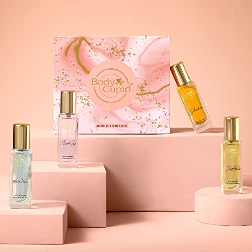 Body Cupid Luxury Perfume Gift Set For Women, Pack of 4