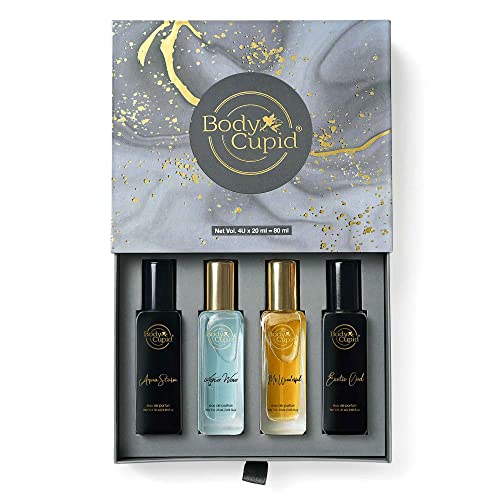 Body Cupid Luxury Perfume Gift Set for Men, Pack of 4