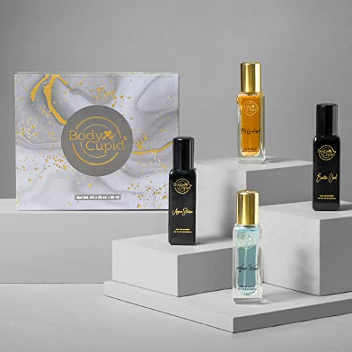 Body Cupid Luxury Perfume Gift Set for Men, Pack of 4