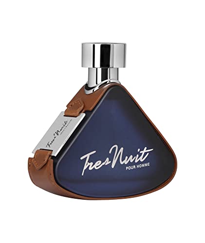 Armaf Tres Nuit 3.4 Eau De Toilette Spray for Men | Luxury Long Lasting Aromatic Classy Perfume