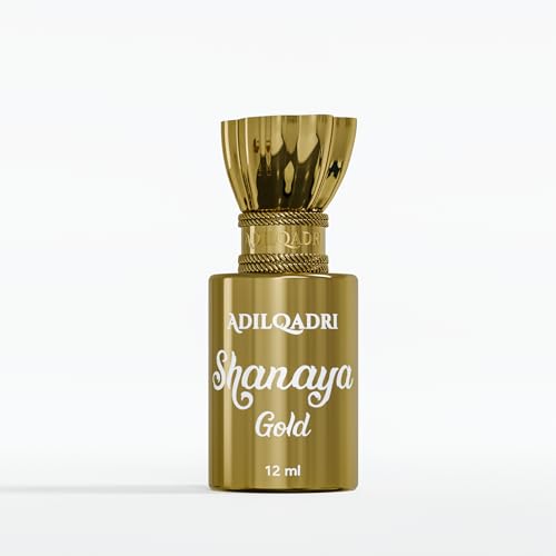 AdilQadri Shanaya Gold Attar Unisex Non Alcoholic Roll On | Arabic Long Lasting Premium Attar