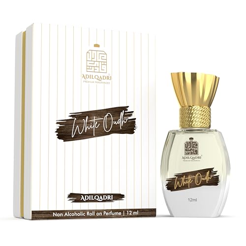 AdilQadri White Oudh Attar for Men | Strong Masculine Non Alcoholic Roll On Attar