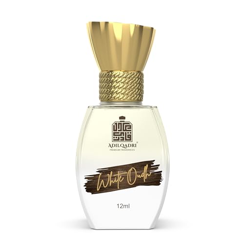 AdilQadri White Oudh Attar for Men | Strong Masculine Non Alcoholic Roll On Attar