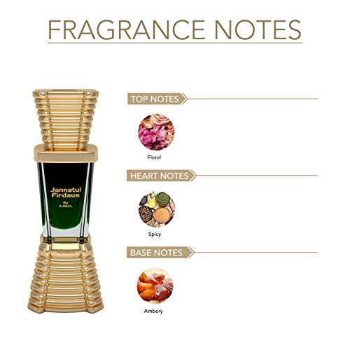 Ajmal Jannatul Firdaus Concentrated Oriental Perfume Free From Alcohol For Unisex