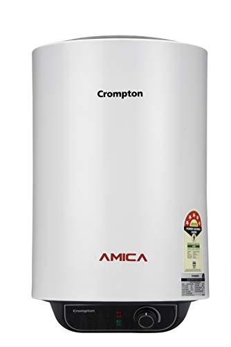 Crompton Amica Storage Water Heater | Glasslined Tank | Wall Mount