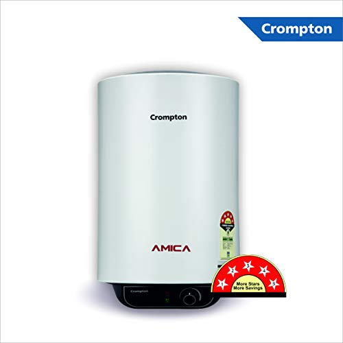 Crompton Amica Storage Water Heater | Glasslined Tank | Wall Mount