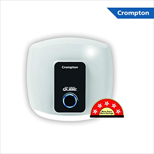 Crompton Solarium Qube Storage Water Heater | 5 Star | Wall Mount
