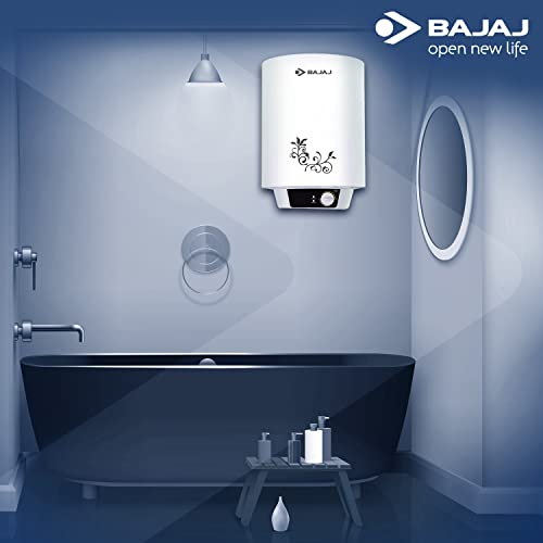 Bajaj New Shakti Neo 15L Metal Body 4 Star Water Heater with Multiple Safety System, White