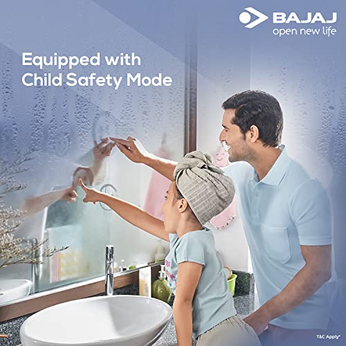 Bajaj New Shakti Neo 15L Metal Body 4 Star Water Heater with Multiple Safety System, White