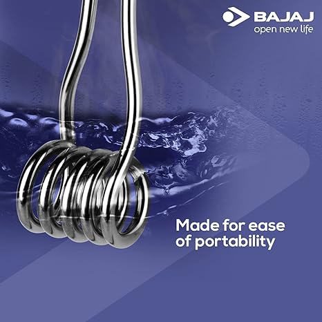 Bajaj Immersion Rod Water Heater | Copper Element | Portable Use